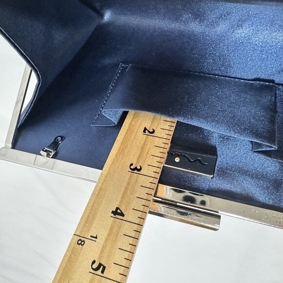 Nina Clutch Purse For Women Wedding Navy Blue Purses Evening Bags Dressy Bag - Picture 5 of 15